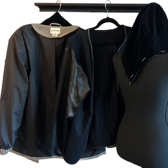 ST. JOHNS BAY Tan Hooded Outdoor Jacket Oversized Fit Mid-length Parka Sz Small - Picture 11 of 16